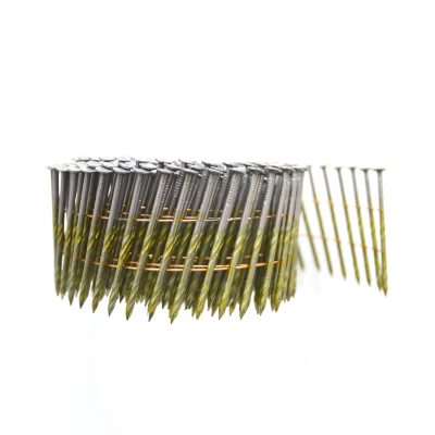 15° WIRE COIL NAILS SPIRAL SHANK